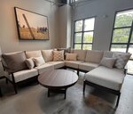 Berlin Gardens Mayhew Poly Outdoor Sectional Couch Set with Chaise Lounge