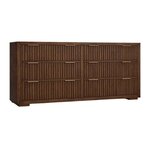 Amish Tambour Low Dresser with Optional Mirror