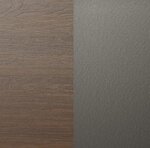 Berlin Gardens Poly Color Sample - Brazilian Walnut & Black