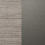 Berlin Gardens Poly Color Sample - Driftwood Gray & Black