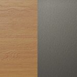Berlin Gardens Poly Color Sample - Teak & Black