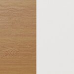 Berlin Gardens Poly Color Sample - Teak & White