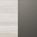 Berlin Gardens Poly Color Sample - Seashell & Black