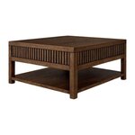Amish Tambour Coffee Table