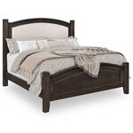 Amish Great Miami Royal Upholstery Panel Bed