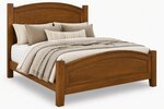 Amish Great Miami Royal Cherry Wood Panel Bed - Quick Ship