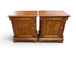 Outlet: Amish Oak Kenoska 1 Door Nightstand In-Stock (Set of 2)