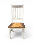 Outlet: Amish Reclaimed Barnwood Farmhouse Side Chair  Chair In-Stock