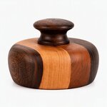 American Made Mixed Wood Extra Large Biscuit Cutter Baking Tool In-Stock