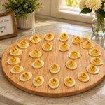 American Made Maple Wood 24 Deviled Egg Tray In-Stock