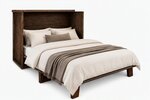 Amish Maclin Mission Folding Bed with Mattress - Quick Ship
