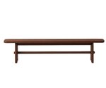 Amish Topanga  Solid Wood Backless Dining Bench