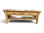 Outlet: Amish Hard Maple Lexington Mission Coffee Table In-Stock