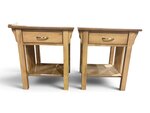 Outlet: Amish Hard Maple Lexington Mission End Table (Set of 2) In-Stock