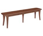 Amish Modern Slender Dining Bench