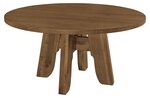 Amish West Falls Round Pedestal Dining Table