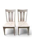 Outlet: Amish Oak Bahamas Slat Back Dining Chair In-Stock (Set of 6)