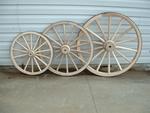 Amish Wooden Hub Buggy Wheel - Small