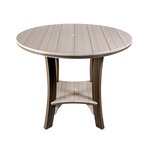 Amish Poly Outdoor Serenity Round Dining Table