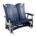 Amish Poly Outdoor OceanWavz Double Glider