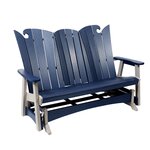 Amish Poly Outdoor OceanWavz Triple Glider with Console