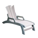 Amish Poly Outdoor Oceanwavz Chaise Lounge