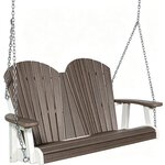 Amish Poly Outdoor Empress Porch Swing