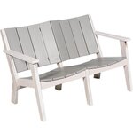 Amish Poly Outdoor Island Love Seat