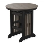 Amish Poly Outdoor Farmhouse Round Mission Table - Choose Height