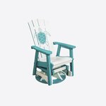 Amish Poly Outdoor Bayside Glider