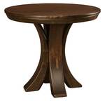 Amish Rhinebeck Curved Single Pedestal Pub Table