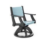 Amish Poly Outdoor Farmhouse Swivel Dining Chair