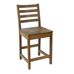 Amish Handcrafted Delilah Ladderback Counter or Bar Stool