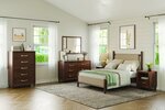 Amish Elli Modern Beveled Edge 4-Piece Bedroom Set