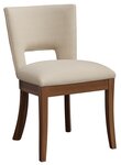 Amish Sterling Upholstered Low-Back Dining Chair