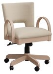 Amish Sterling Upholstered Desk Chair