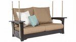 Amish Leisure Lawns Mission Deep Seating Love Seat Swing
