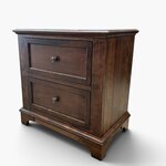 Amish Verdant Solid Wood Heirloom Classic 2-Drawer Nightstand