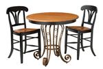 Ironwood Solid-Top Single Pedestal Pub Table by Keystone