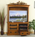Flat Wall HDTV Mission Entertainment Center