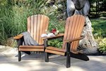 Leisure Lawns Poly Lumber Fan Back Settee