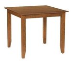 Amish Ashley Solid Wood Pub Gathering Table