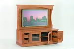 59" TV Stand with Plasma Back