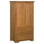 Amish Nebo Shaker Armoire from DutchCrafters Amish Furniture