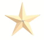 Amish 16" Painted Barn Star