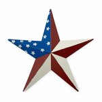 Amish 10" Patriotic Barn Star