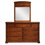 Amish Sparrow Nine Drawer Dresser