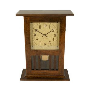 Handcrafted Heirloom Mission Mantel Clock
