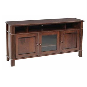 Artisan Reserve TV Stand with Three Doors & Open Storage