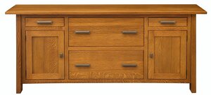 Meridian Mission 74" Office Credenza Cabinet